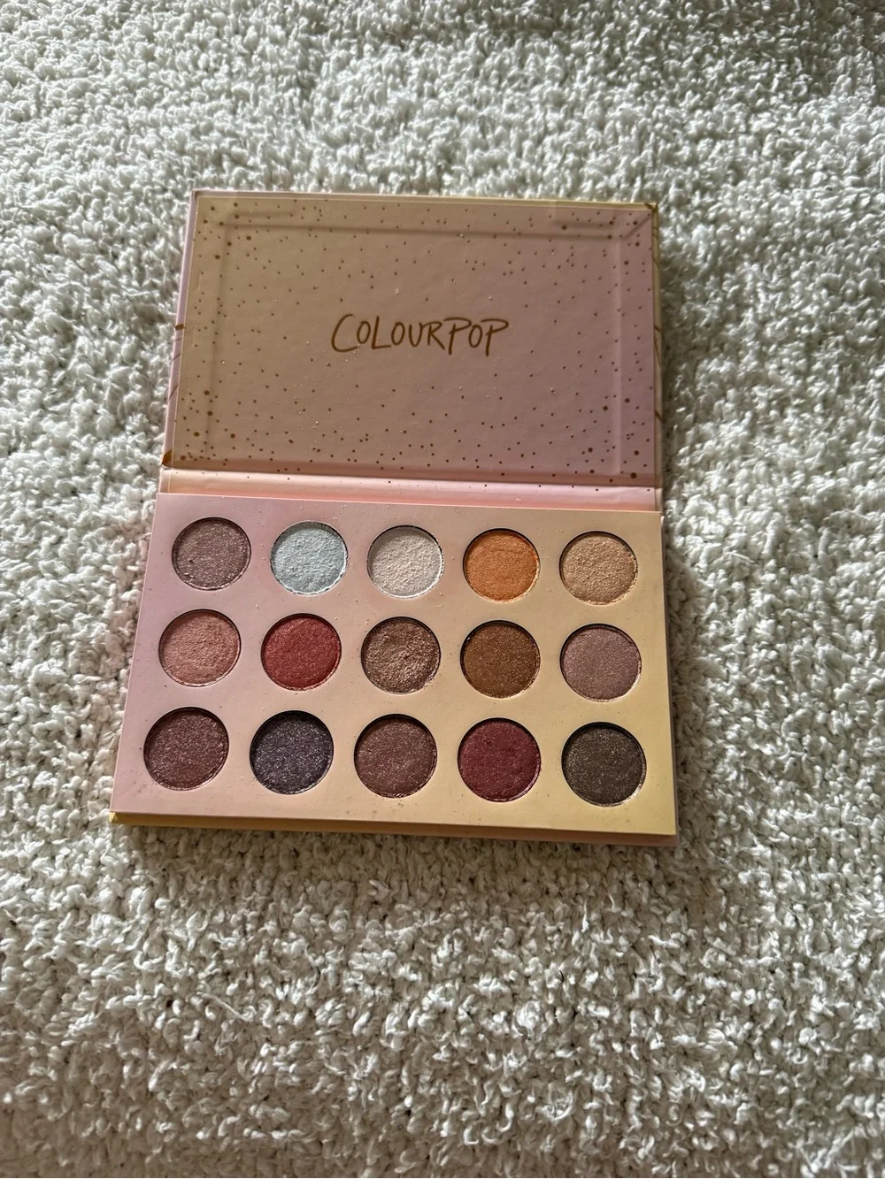 ColourPop Golden State of Mind Eyeshadow Palette - Gold & Pink Tones